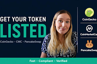 get your coin or token listing on coingecko and cmc officially
