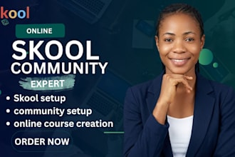 setup online community skool setup mighty networks