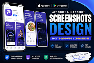 do amazing app screenshots for app store and the play store