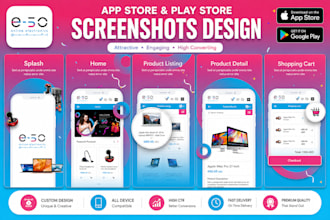 design app store images, playstore images or graphics