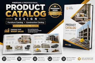 do print ready product catalog, sell sheet, brochure design, fashion catalogue