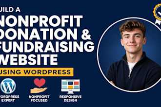 build nonprofit donation website fundraising website ngo charity website