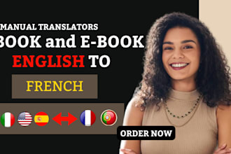 do portuguese and spanish translation, french proofreading, book formatting