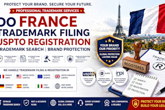 do france trademark filing uspto registration trademark search brand protection