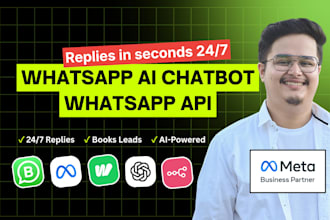 build whatsapp ai chatbot or whatsapp ai agents with whatsapp api