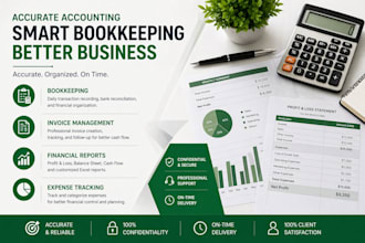 do accounting, bookkeeping, invoice and excel reports