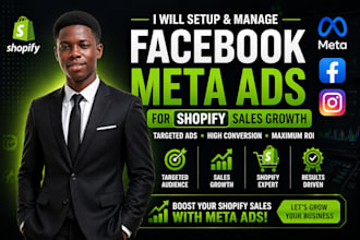 setup and manage facebook meta ads for shopify sales growth