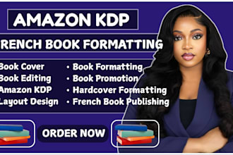 format and publish your french ebook and paperback for amazon KDP
