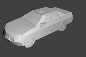 create gta v fivem 3d car model custom vehicle design blender render