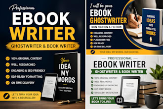 write a business ebook or startup guide as your ghostwriter