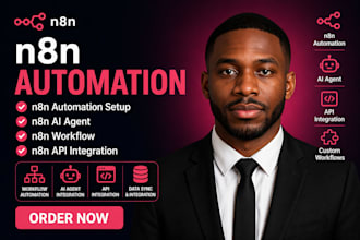 setup n8n automation n8n ai agent n8n workflow or n8n api integration