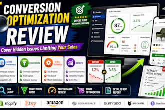 audit your shopify etsy amazon printify or stanstore for conversion optimization
