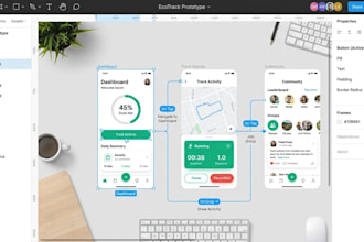 create interactive UI UX prototype in figma