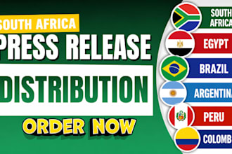 do south africa egypt press release writing and distribution to top news sites
