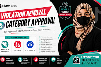 remove tiktok shop violations and get your categories approved fast