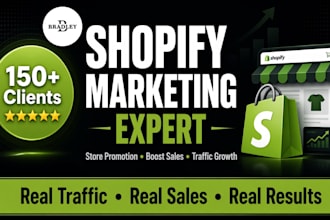 do shopify marketing shopify store promotion and ecommerce marketing and traffic