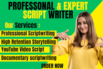 write video scripts that keep viewers watching