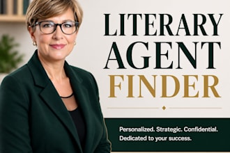write powerful query letter, book proposal, and submit to literary agent