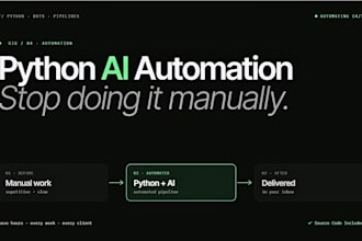 create a custom python ai automation