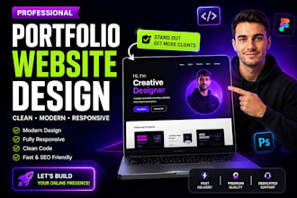 design portfolio website for youto showcase your work