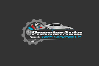 make memorable logo for our mobile auto repair business