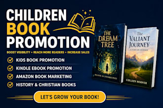 promote childrens book, kindle book, amazon book marketing by KDP ads campaign