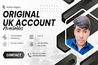 setup and optimize a monetized UK tiktok account