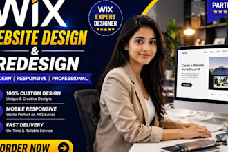 design wix website redesign wix site wix seo optimization expert