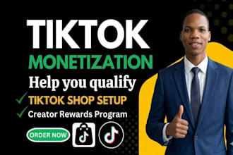 do complete tik tok monetization organically in creator reward program account