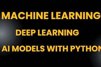 build machine learning and deep learning ai models using python