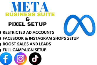 fix meta ads issues, business manager, meta pixel setup