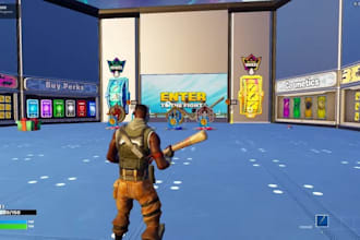 create fortnite map, 1v1, tycoon map, parkour map, zonewar, brainrot red vs blue