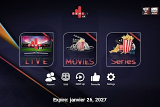 customize iptv app ,smarters,iboplayer,xciptv,m3u,tivimate,for smart tv
