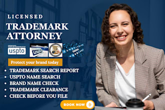 check your brand name with a professional trademark search report