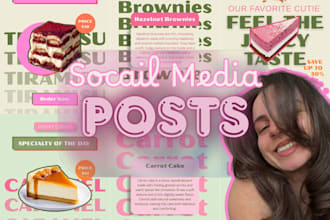 design modern instagram and carousel posts