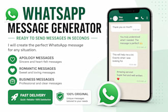 write perfect whatsapp messages for any situation