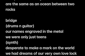 help or make emotional lyrics for your song