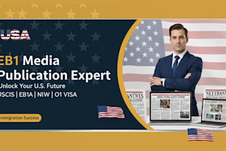 write and submit uscis compliant eb2, eb1 media articles on major news site