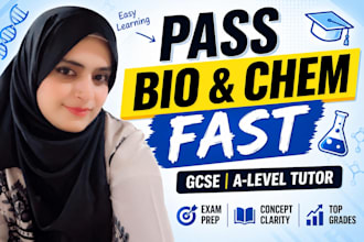 teach biology and chemistry as experienced pharmacist tutor