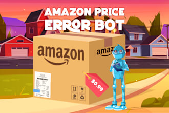 price tracker bot, price error bot, price moitoring bot, amazon price bot