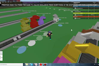 roblox game development, create a complete roblox game,tycoon ,obby, simulator,