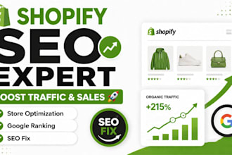 fix shopify SEO to boost ranking, traffic and sales