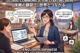 expert japanese translator for accurate and natural localization