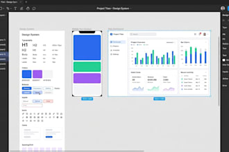 design UI UX system in figma