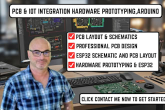 do pcb design using altium, easyeda, fritzing, kicad and eagle,pcb hardware,iot