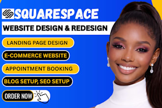 build modern squarespace website design or redesign revamp squarespace website