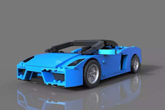 design custom lego moc vehicle with build instructions