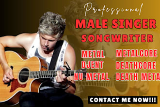 be male metalcore deathcore modern metal singer djent singer extreme metal song