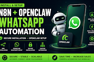 install n8n openclaw whatsapp automation secure installation openclaw setup