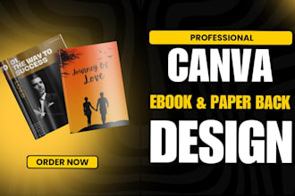 design professional lead magnet, ebook, workbook, freebie and canva template